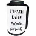 3dRose BrooklynMeme Sayings - I teach Latin what makes you special - Can Cooler Bottle Wrap (cc_265299)