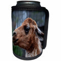 3dRose WhiteOaks Photography and Artwork - Lamas - Spitter is a photo of a lama that would spit at you to be playful - Can Cooler Bottle Wrap (cc_265346)