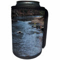3dRose WhiteOaks Photography and Artwork - Waterscape - Helen Georgia Creek is a photo of a creek that runs along Helen - Can Cooler Bottle Wrap (cc_265355)