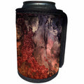 3dRose Uta Naumann Luxury Gemstone Marble Background - Copper and Gold Blush Rose Ombre Gemstone Ink Glitter Marble - Can Cooler Bottle Wrap (cc_265467)