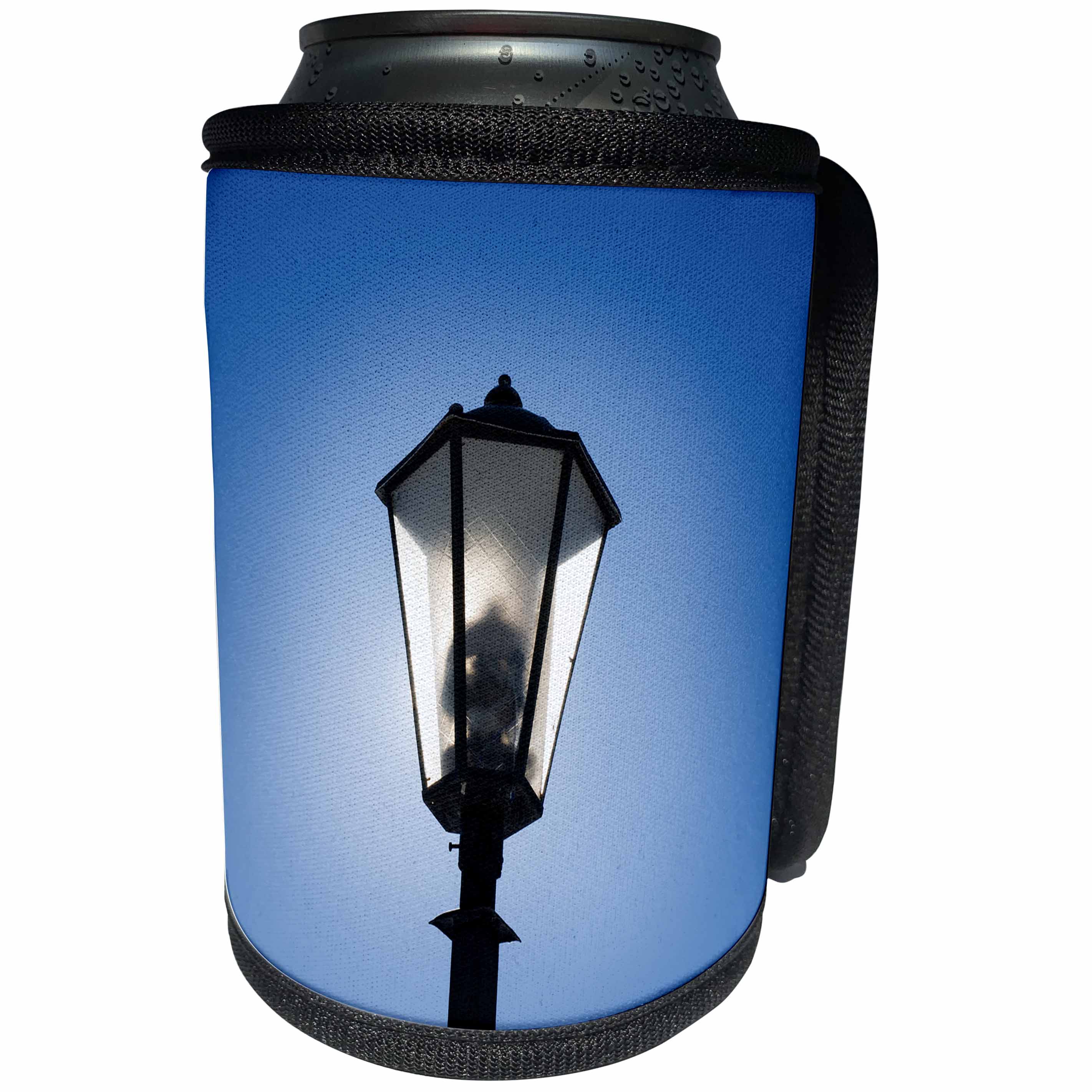 3dRose Alexis Photography - Objects - Street lamp, sunshine, blue sky - Can Cooler Bottle Wrap (cc_265522)