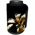 3dRose Alexis Photography - Flowers - Shining magnolia flower on dark - Can Cooler Bottle Wrap (cc_265539)