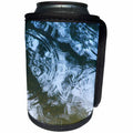 3dRose Florene Water Abstract - Rain Reflection - Can Cooler Bottle Wrap (cc_26571)