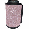 3dRose PS Chic - Pink image of Glitter Bokeh - Can Cooler Bottle Wrap (cc_265713)