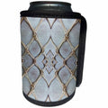 3dRose Florene Contemporary Abstract - Stone Diamonds - Can Cooler Bottle Wrap (cc_26585)