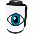 3dRose Xander inspirational images - Eye, picture of an eye on white background - Can Cooler Bottle Wrap (cc_265900)