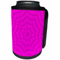 3dRose SmudgeArt Pattern Designs - Hot Pink Gerber Pattern - Can Cooler Bottle Wrap (cc_26593)