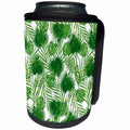 3dRose Janna Salak Designs Prints and Patterns - Tropical Leaves Print - Can Cooler Bottle Wrap (cc_266105)