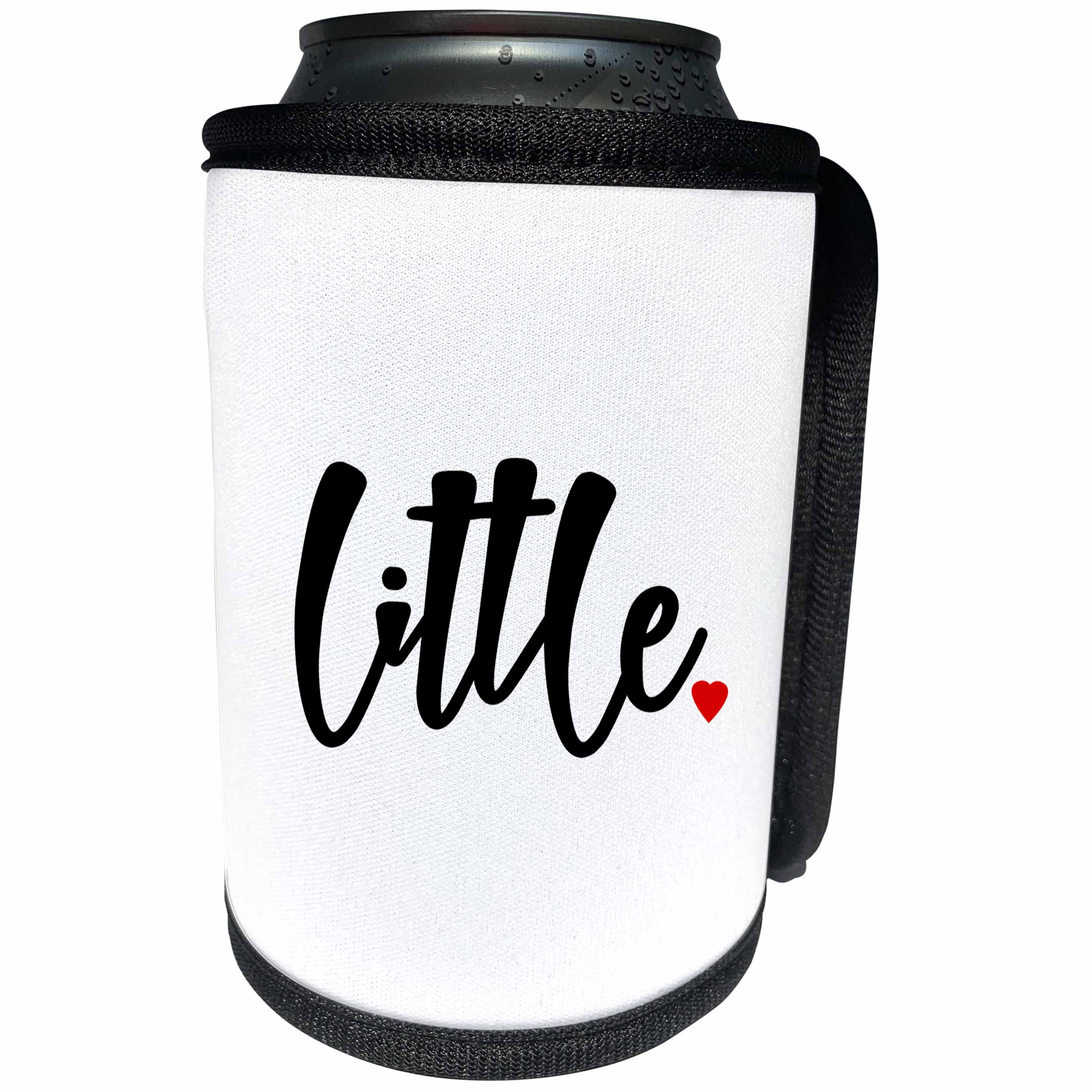 3dRose Janna Salak Designs Text Art - Little - Can Cooler Bottle Wrap (cc_266116)