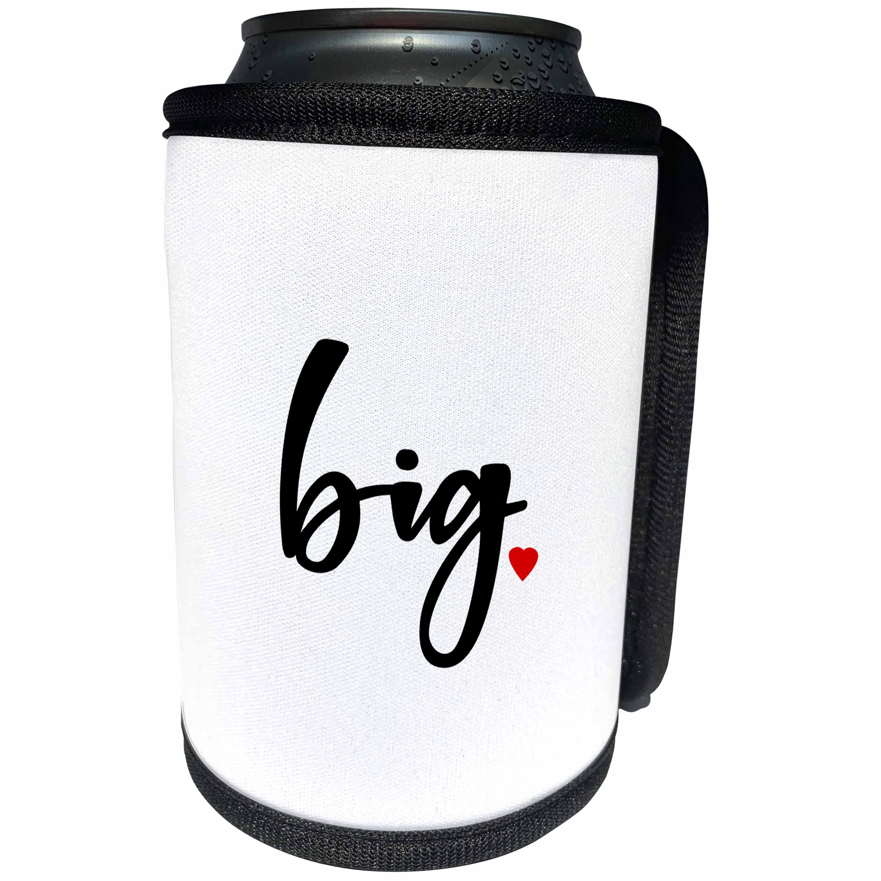 3dRose Janna Salak Designs Text Art - Big - Can Cooler Bottle Wrap (cc_266117)