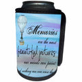 3dRose Sven Herkenrath Quotes - Beautiful Memories Quote Inspirational - Can Cooler Bottle Wrap (cc_266142)