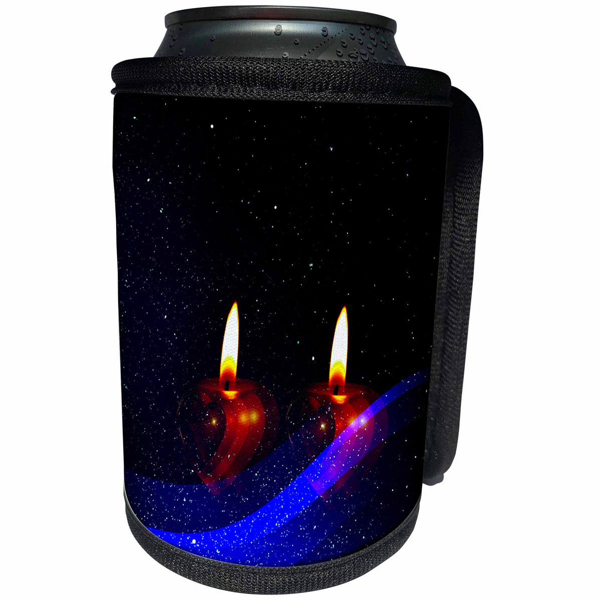 3dRose Sven Herkenrath Christmas - Christmas Candles for The Next Celebration Xmas Season - Can Cooler Bottle Wrap (cc_266220)