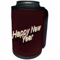 3dRose Sven Herkenrath Season - Happy New Year 2018 Celebration Season - Can Cooler Bottle Wrap (cc_266235)