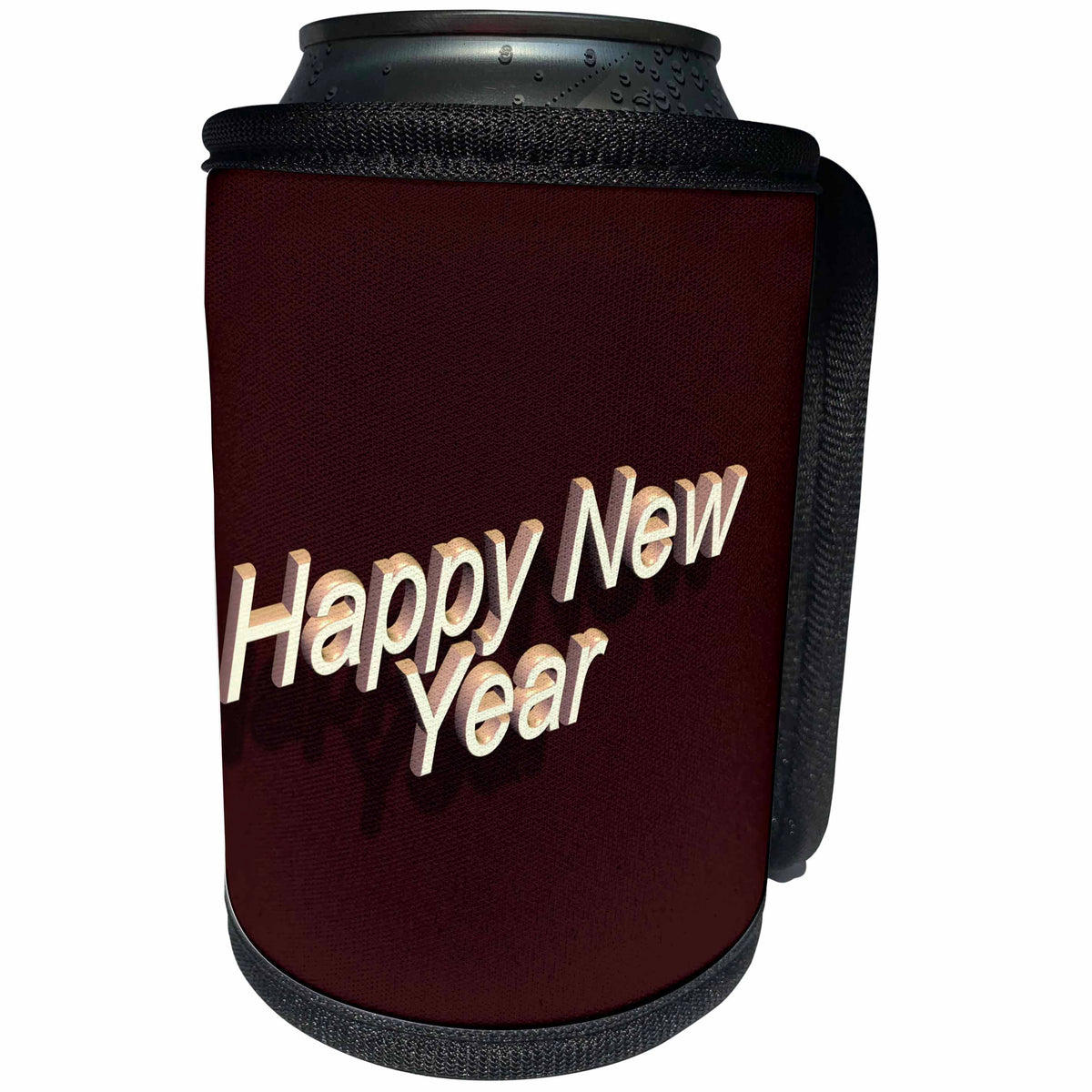 3dRose Sven Herkenrath Season - Happy New Year 2018 Celebration Season - Can Cooler Bottle Wrap (cc_266235)