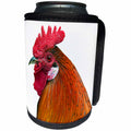 3dRose Sven Herkenrath Animal - Portrait of Chicken - Can Cooler Bottle Wrap (cc_266236)