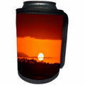 3dRose Sven Herkenrath Nature - Sunset Sunrise with Sun in the Front Holiday Travel - Can Cooler Bottle Wrap (cc_266253)