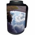 3dRose Jos Fauxtographee- Puddle Reflection of Sky - A puddle on the ground with the reflection of the clouds and trees - Can Cooler Bottle Wrap (cc_266366)