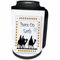3dRose SmudgeArt All Things Christmas - Three Wiseman Peace On Earth - Can Cooler Bottle Wrap (cc_26671)