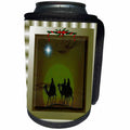 3dRose SmudgeArt All Things Christmas - Bethlehem Star - Can Cooler Bottle Wrap (cc_26672)