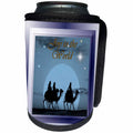 3dRose SmudgeArt All Things Christmas - Joy To The World - Can Cooler Bottle Wrap (cc_26674)