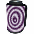 3dRose SmudgeArt Pattern Designs - Mosaic Purple Pattern - Can Cooler Bottle Wrap (cc_26682)