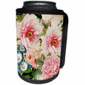 3dRose Uta Naumann Pattern - Trendy Chic Victorian Vintage Peony Flower Pattern - Can Cooler Bottle Wrap (cc_266836)