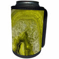 3dRose Uta Naumann Pattern - Luxury Green Marble Agate Gem Mineral Stone - Can Cooler Bottle Wrap (cc_266900)