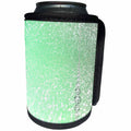 3dRose Uta Naumann Faux Glitter Pattern - Sparkling Mint Green Luxury Elegant Mermaid Glitter Effect Art print - Can Cooler Bottle Wrap (cc_266951)