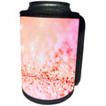 3dRose Uta Naumann Faux Glitter Pattern - Sparkling Pink Gold Luxury Elegant Shiny Faux Glitter Effect Artprint - Can Cooler Bottle Wrap (cc_267072)