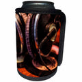3dRose Alexis Photography - Objects - Headphones on a vinyl discs. Warm vinyl sound - Can Cooler Bottle Wrap (cc_267158)