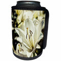 3dRose Alexis Photography - Flowers Lily - Beige lily flowers. Stylized image - Can Cooler Bottle Wrap (cc_267176)