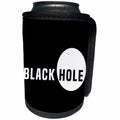 3dRose Alexis Design - Conceptual - Black Hole design. What gets inside is lost forever. Black background - Can Cooler Bottle Wrap (cc_267190)