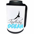 3dRose Alexis Design - Four Oceans - Four oceans. Indian ocean, white background - Can Cooler Bottle Wrap (cc_267196)