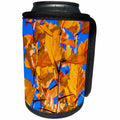 3dRose Alexis Photography - Seasons Autumn - Yellow hawthorn leaves and blue sky in autumn - Can Cooler Bottle Wrap (cc_267336)