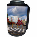 3dRose Alexis Photography - Moscow Kremlin - Moscow Red Square, the Kremlin and Museum Of History - Can Cooler Bottle Wrap (cc_267378)