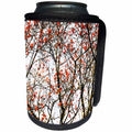 3dRose Alexis Photography - Seasons Autumn - Rowan tree, red berries, white background - Can Cooler Bottle Wrap (cc_267392)