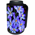 3dRose Costasonlineshop Photography Flowers - Beautiful Blue Wild Flower - Can Cooler Bottle Wrap (cc_267868)
