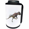 3dRose Boehm Graphics Dinosaur - Archaeoceratops Running to the Left - Can Cooler Bottle Wrap (cc_268031)