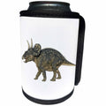 3dRose Boehm Graphics Dinosaur - Diceratops Walking to the Right - Can Cooler Bottle Wrap (cc_268045)
