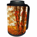 3dRose Boehm Photography Season Fall - Autumn Orange and Red - Can Cooler Bottle Wrap (cc_268054)