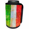 3dRose Andrea Haase Grunge Flag Art - Distressed Style Grunge Flag Of Italy - Can Cooler Bottle Wrap (cc_268075)