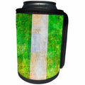 3dRose Andrea Haase Grunge Flag Art - Distressed Style Grunge Flag Of Nigeria - Can Cooler Bottle Wrap (cc_268079)