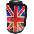 3dRose Andrea Haase Grunge Flag Art - Distressed Style Grunge Flag Of United Kingdom - Can Cooler Bottle Wrap (cc_268090)