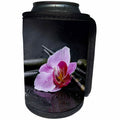 3dRose Andrea Haase Nature Photography - Orchid Flower Asia Style With Chopstick Photography - Can Cooler Bottle Wrap (cc_268198)