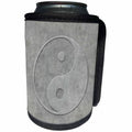 3dRose Andrea Haase Art Illustration - Yin Yang Symbol Carved in Concrete - Can Cooler Bottle Wrap (cc_268359)