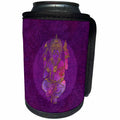 3dRose Andrea Haase Art Illustration - Illustration Of Hindu God Ganesha Elephant - Can Cooler Bottle Wrap (cc_268364)