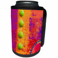 3dRose Andrea Haase Art Illustration - Abstract Modern Painting With Elements - Can Cooler Bottle Wrap (cc_268449)
