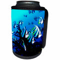 3dRose Ocean Life - Deep Blue Sea Life Creatures - Can Cooler Bottle Wrap (cc_26847)