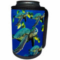 3dRose Ocean Life - Sea Turtles - Can Cooler Bottle Wrap (cc_26849)