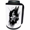 3dRose Carsten Reisinger - Illustrations - ATV Rider Quad Bike Color Splatter Splat - Can Cooler Bottle Wrap (cc_268564)